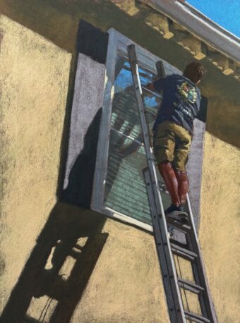 View artwork titled A Painter and His Shadow