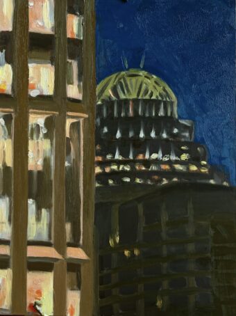 View artwork titled April Night Windows