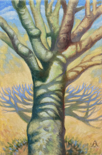 View artwork titled Tree Study 107