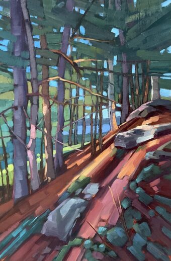 View artwork titled Steep Climb