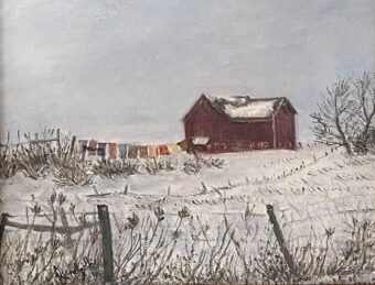 View artwork titled Laundry in December