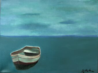 View artwork titled The Canoe