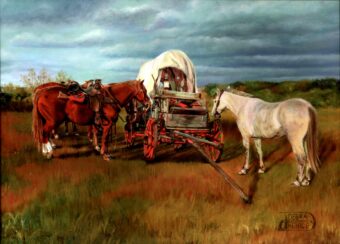 View artwork titled Evening Comes