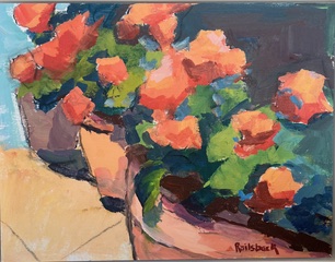 View artwork titled Geraniums
