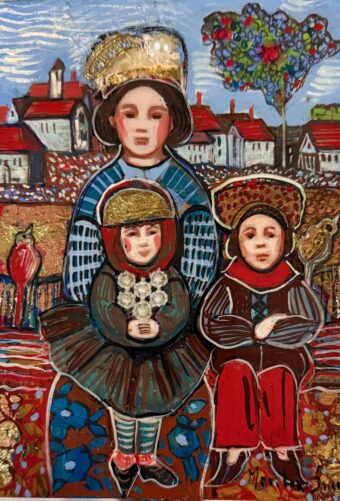 View artwork titled Looking up to a family event
