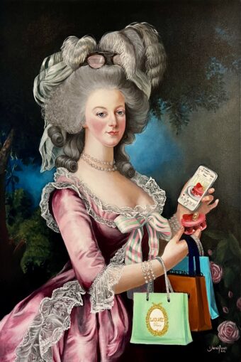 View artwork titled Marie Antoinette as a Digital Influencer