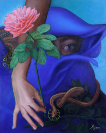 View artwork titled Rose, Sage, Serpent