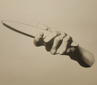 View artwork titled Hand with Whetstone