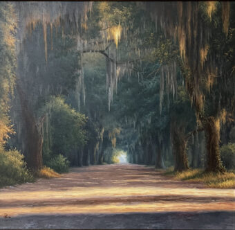 View artwork titled Along Laurel Oak