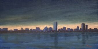View artwork titled Boston By Night