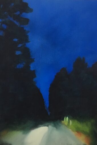 View artwork titled Night Drive, Cobalt