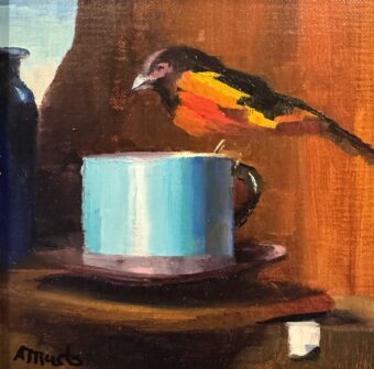 View artwork titled Bird on a Cup after T Curanaj