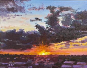 View artwork titled “Sunset in North Carolina”