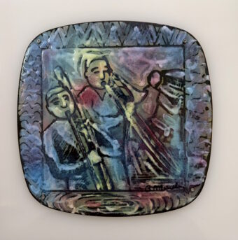 View artwork titled Jazz Trombones