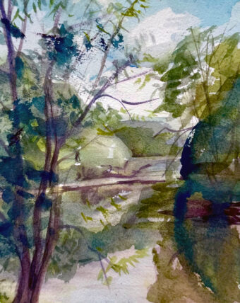 View artwork titled Concord River Calm