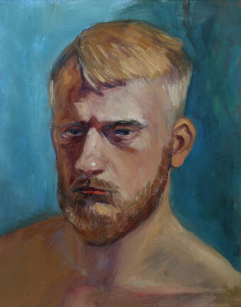 View artwork titled Portrait of a Retired Marine