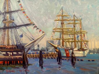 View artwork titled The Constitution and the Coast Guard