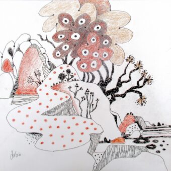 View artwork titled Coastal Foliage