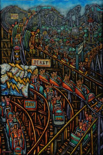 View artwork titled Coaster City