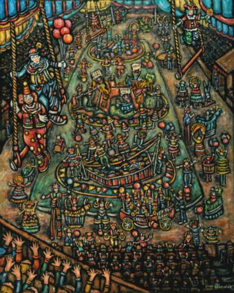 View artwork titled Under the Big Top