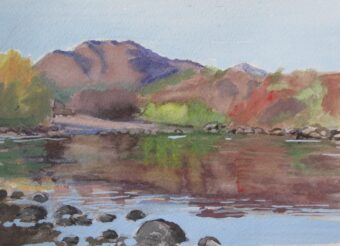 View artwork titled Salt River, Upstream, II