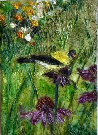 View artwork titled Gold Finch