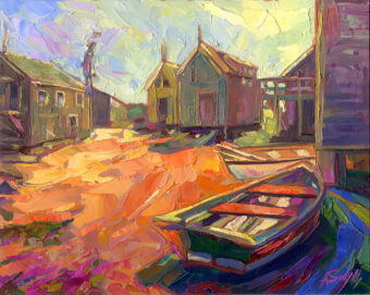 View artwork titled Sunset at Fish Beach