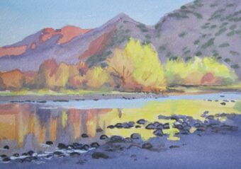 View artwork titled The Salt River