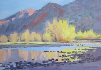 View artwork titled The Salt River, II