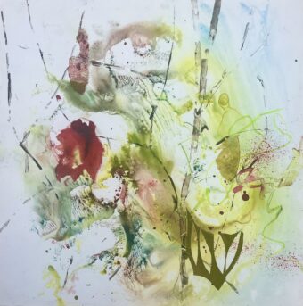 View artwork titled Floral Frenzy II
