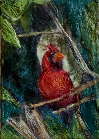 View artwork titled Cardinal