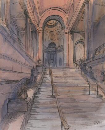 View artwork titled Museum of Fine Arts Revisited I
