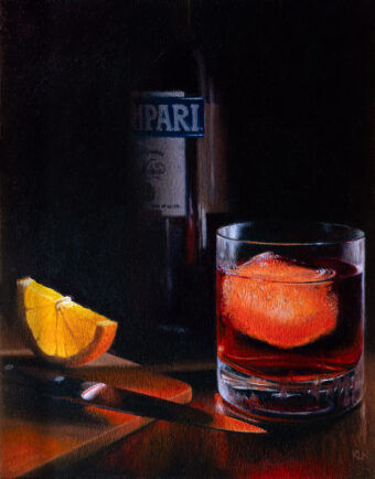 View artwork titled Negroni Noir