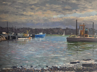 View artwork titled Rye Beach Marina