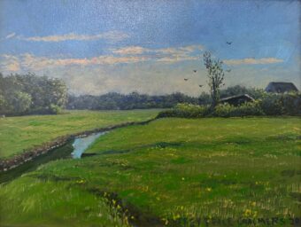 View artwork titled Spring Morning on the Marsh