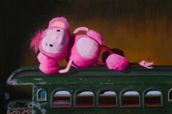 View artwork titled Central Line Surfer