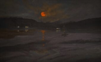 View artwork titled Moonrise, Sturgeon Moon