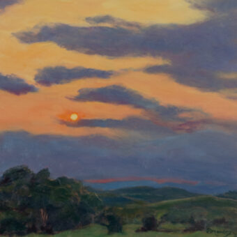 View artwork titled Vermont Sunset
