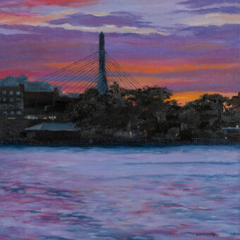 View artwork titled Zakim Sunrise