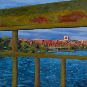 View artwork titled Citgo, Mass Ave Bridge