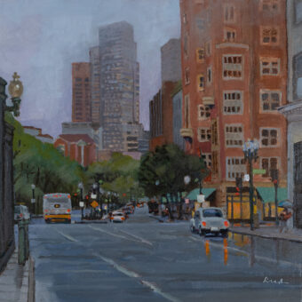 View artwork titled Rainy Day, Back Bay