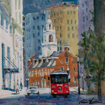 View artwork titled Old State House