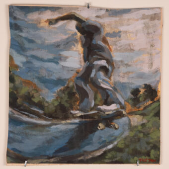 View artwork titled Boardslide Self Portrait